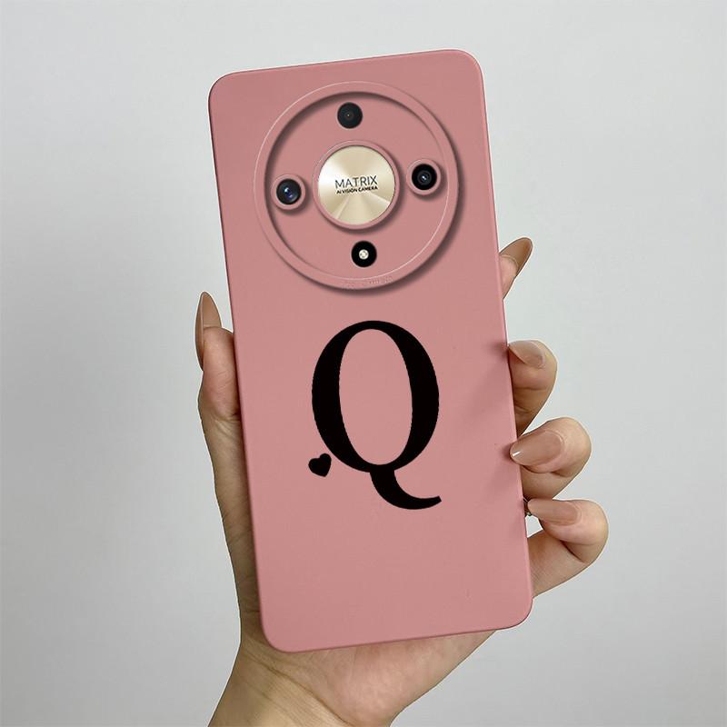 For Honor Magic5 Lite Case Magic 6 Lite Cute Couple Letters Cover Soft TPU Phone Case For Honor Magic6 Lite Magic 5 Lite Bumper