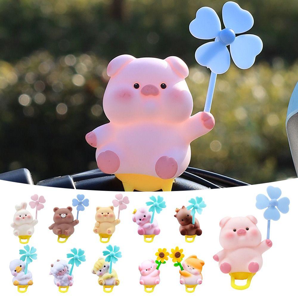 Capibara Animal Doll Windmill Decoration Cartoon Capibara Bicycle Handlebars Ornaments