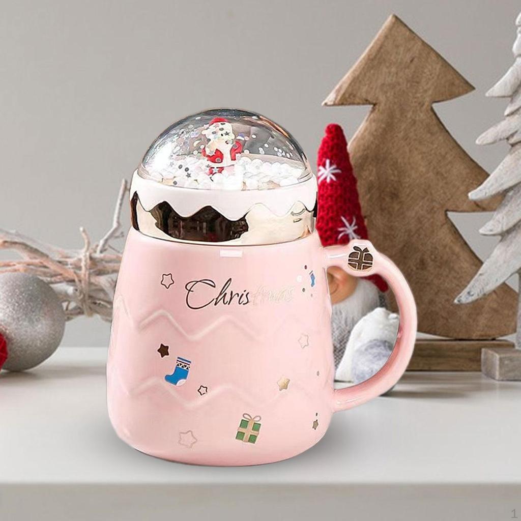 Керамическая рождественская кружка для питья напитков, рождественское утро, чашка, зимняя посуда
