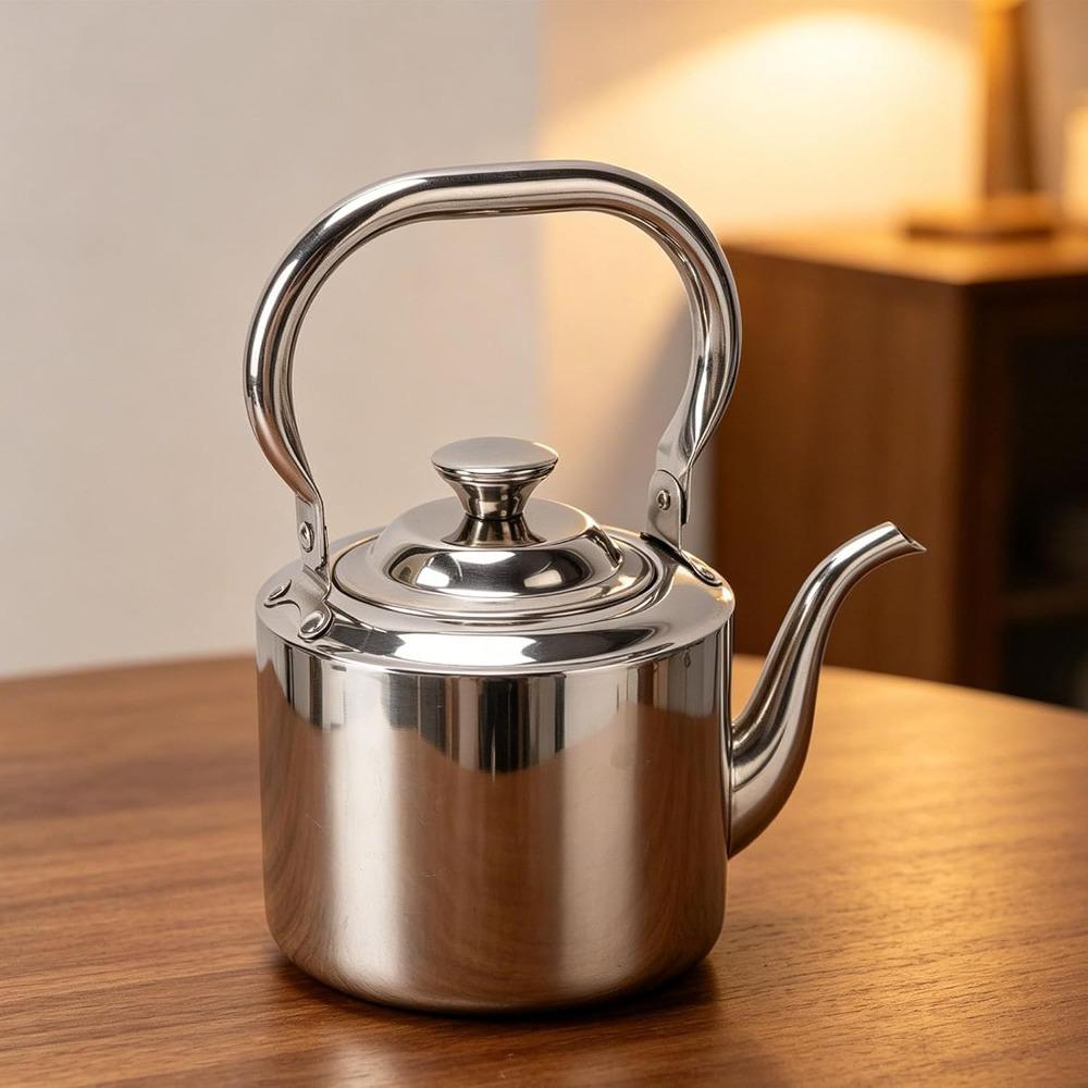 Top Handle Gooseneck Stovetop Kettle Stainless Steel Tea Kettle With Infuser For Gas Stove