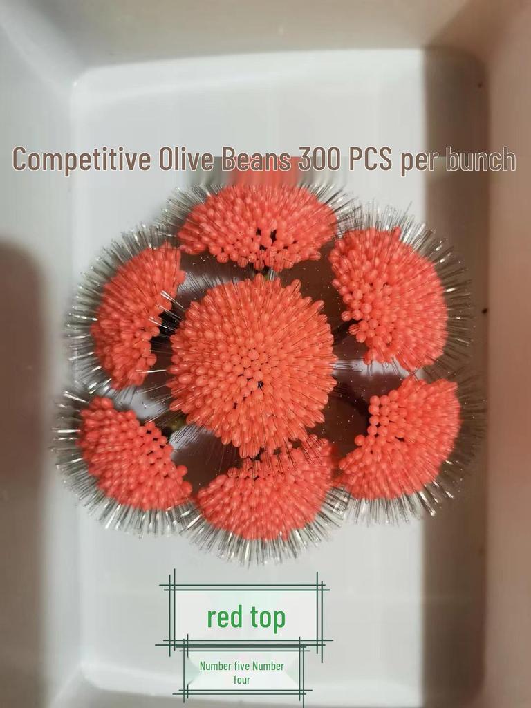 300-Piece T-Shaped PE Knot Big Fish Space Beans with Four-Corner Positioning