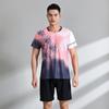 Quick-Dry Ice Silk Badminton Set Men Women Performance Sportswear Tennis Pickleball Training Outfit
