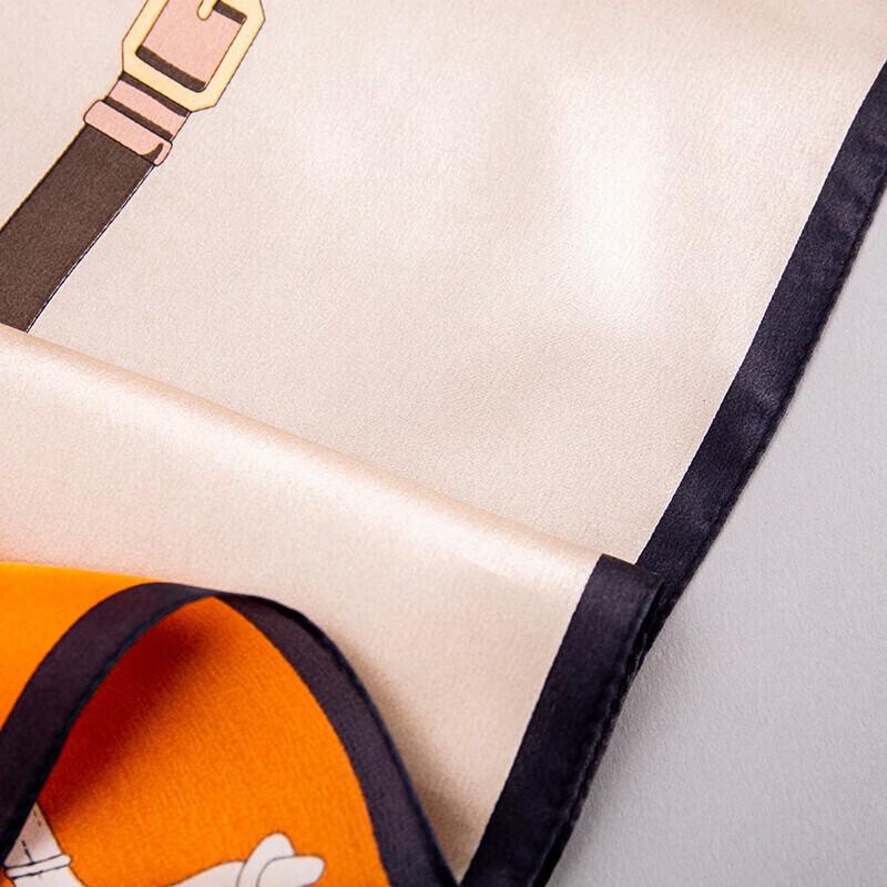 Hengyuanxiang 100% Mulberry Silk Long Scarf