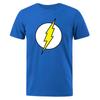 The BIG BANG Theory T Shirt The Lightning Print T-Shirt For Men Cotton Oversized Clothing Casual Street Short Sleeved Funny Tees