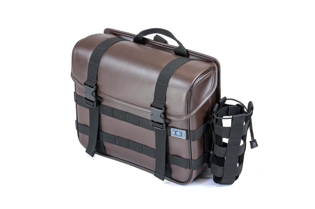 Kijima Touring Bag PU Brown ZK3-10010D Leather/Dark