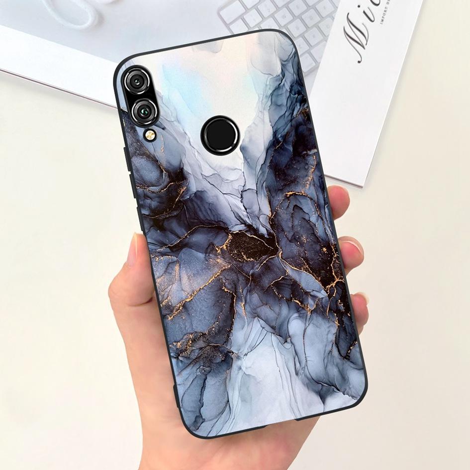 Чехол для Honor 8X JSN-L11 JSN-L21 JSN-L22 Задняя крышка Роскошный Мраморный Тонкий Мягкий Силикон Funda для Honor 8A 8C BKK-L21 Honor8X Capa