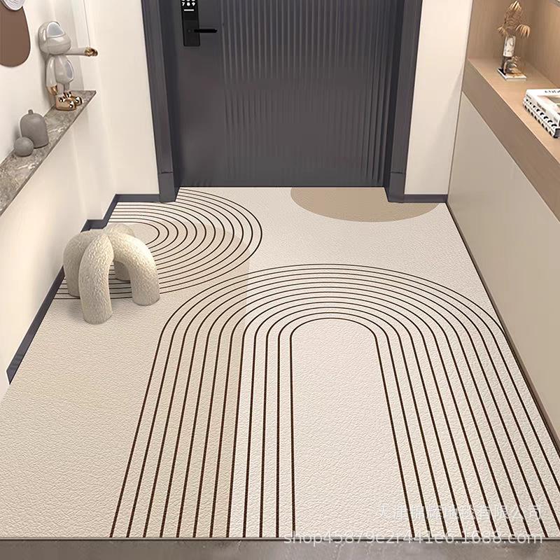 Простой входной коврик для прихожей, водонепроницаемый, маслостойкий и грязеотталкивающий, за ним легко ухаживать, не скользит и не режет ноги