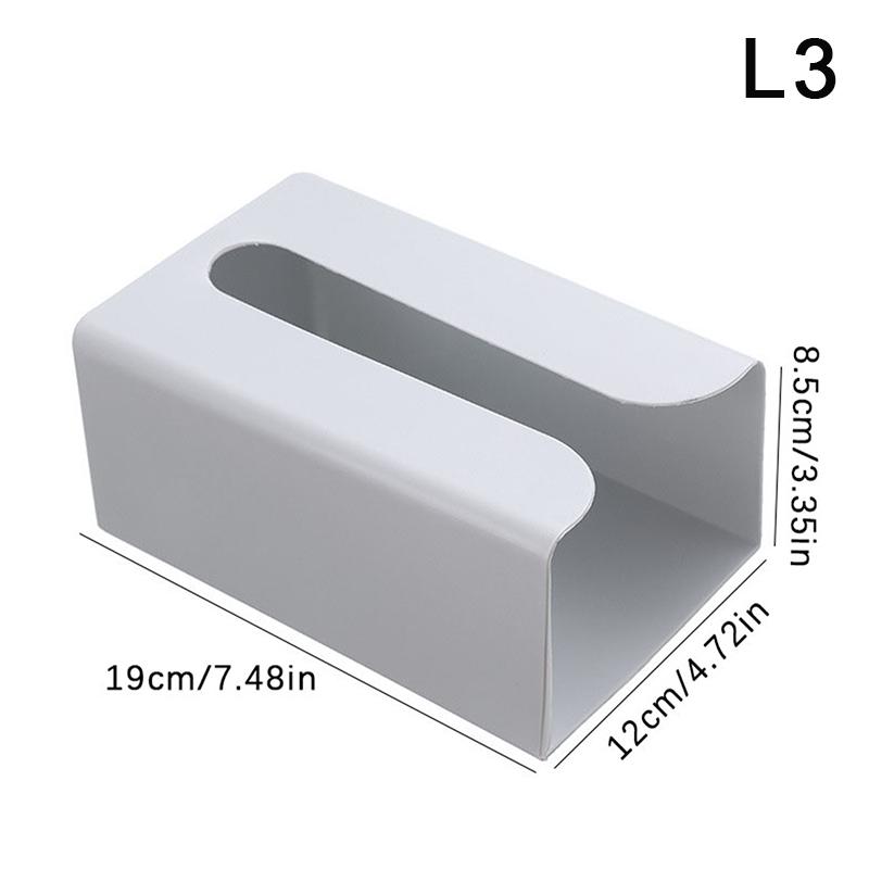 Wall Mounted Tissue Box Waterproof Self Adhesive Napkin Holder Home Disposable Gloves Storage Box Kitchen Paper Organizer Case