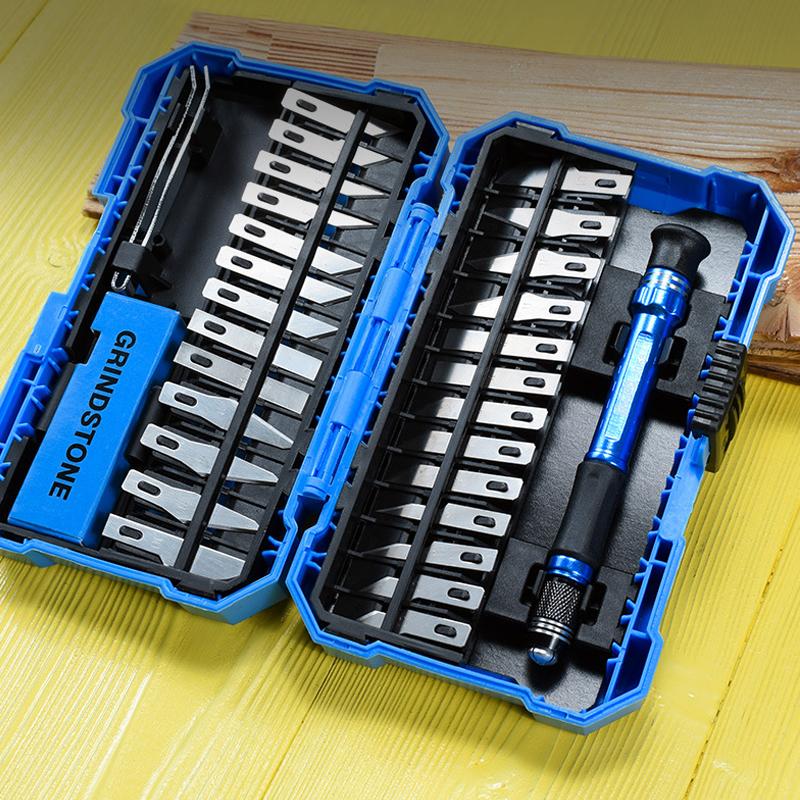 29 шт. набор ножей для резьбы из углеродистой стали, ремесленные изделия, гравировка, наборы резцов для деревянной ложки, ремонт модели, многоцелевой скульптурный скальпель