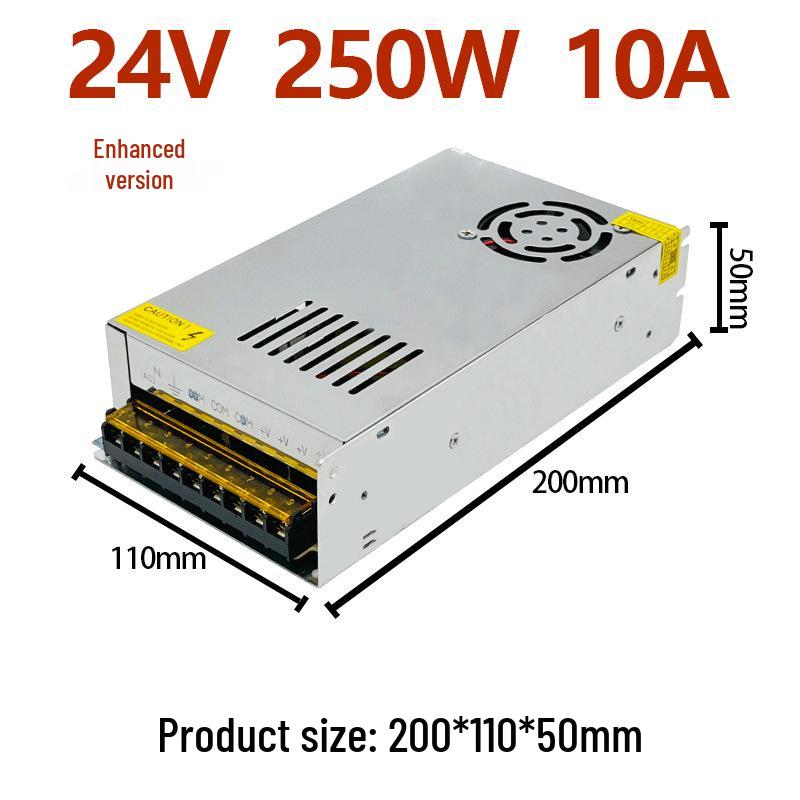 Импульсный источник питания 220 В на 24 В постоянного тока 15 А со светодиодным дисплеем, трансформатор 5 В/12 В