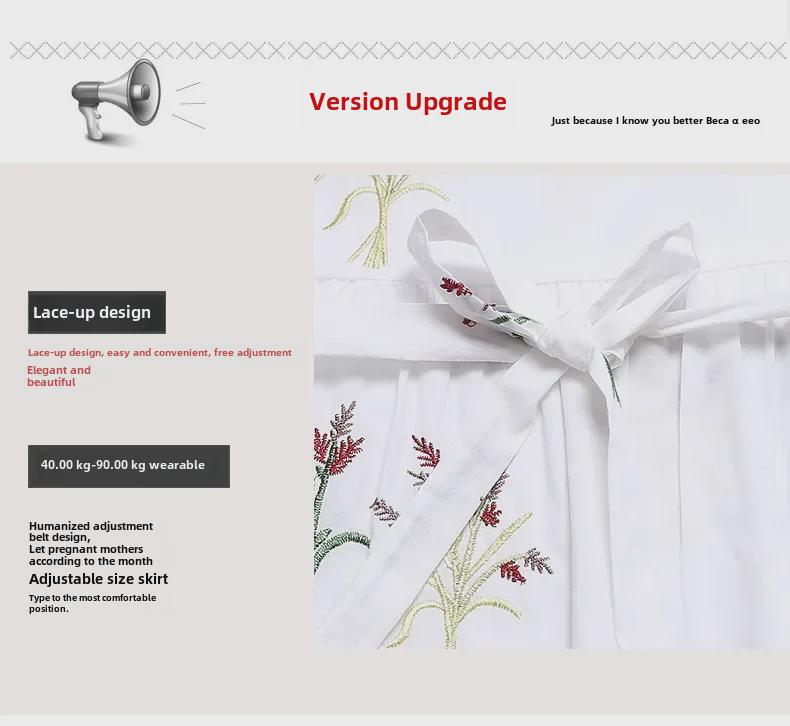 Летнее платье миди для беременных в корейском стиле - свободный крой для миниатюрных, закрывающий живот 2023