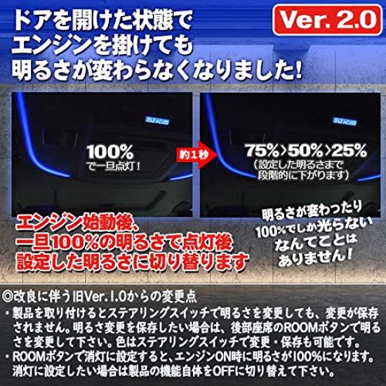 Automatic Roof Illumination Kit for Alphard and Vellfire with Event and Aurora Modes (30 Series)