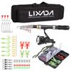 Lixada Fishing Rod Reel Combo Full Kit 2.1m/2.3m Telescopic Fishing Rod Spinning Reel Set with