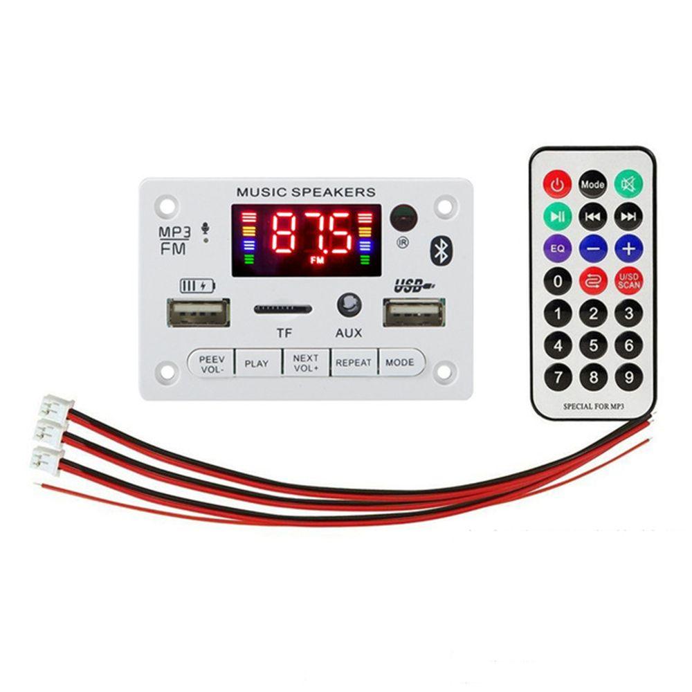 Мощная беспроводная плата декодирования MP3 Audio Bluetooth 5.0 Аудиомодуль Усилитель Плата Автомобильный Плеер