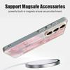 Магнитный Чехол Для Magsafe Для Samsung Galaxy S26 Ultra S25 Edge S24 Plus S23 FE S22 A17 A54 A55 A56 A57 5G Масляная Живопись Цветочный Рисунок Обложка