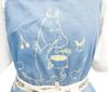 Watanabe Moomin Center Front Length Width Apron, 80.5cm, 81cm, Cotton, MM-7227