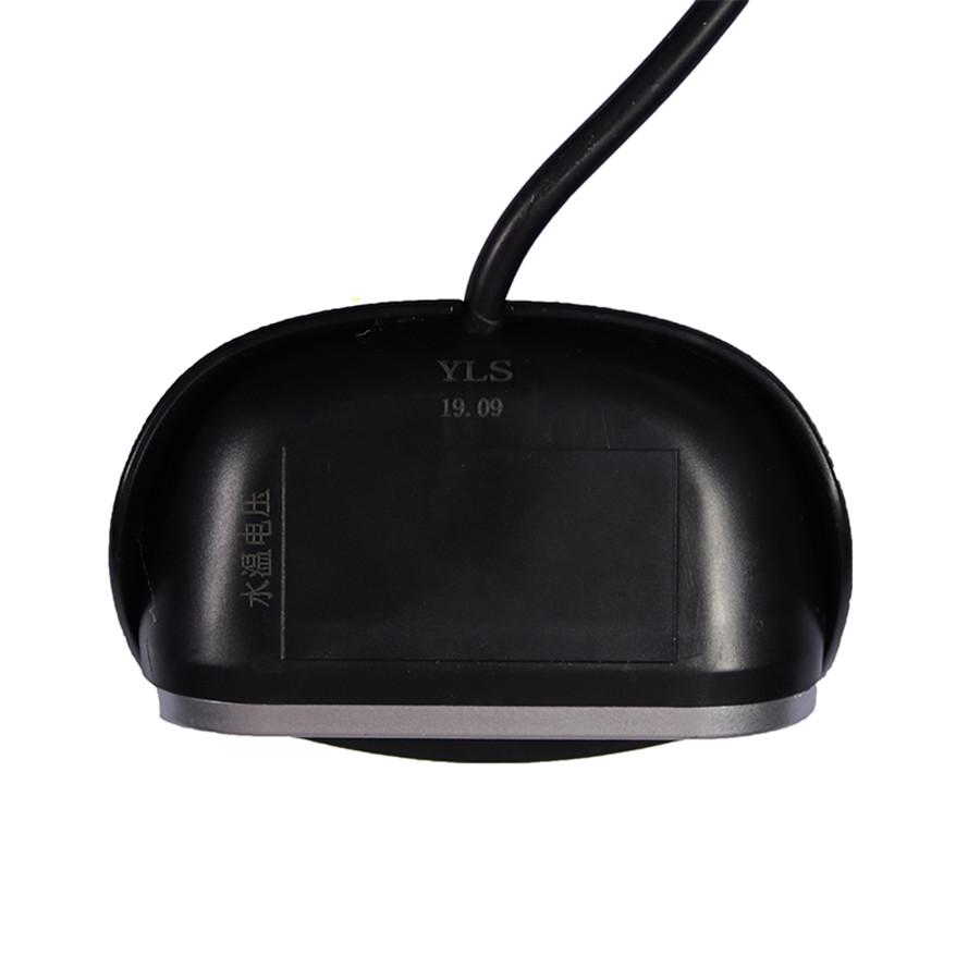 Универсальный горизонтальный 12В 24В ЖК цифровой датчик температуры воды для автомобиля, грузовика + вольтметр, указатель напряжения, 2 функции, солнцезащитный козырек