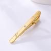Metal Gold Color Tie Clip For Men Wedding Necktie Tie Clasp Clip Gentleman Ties Bar Tie Pin For Men'S Accessories