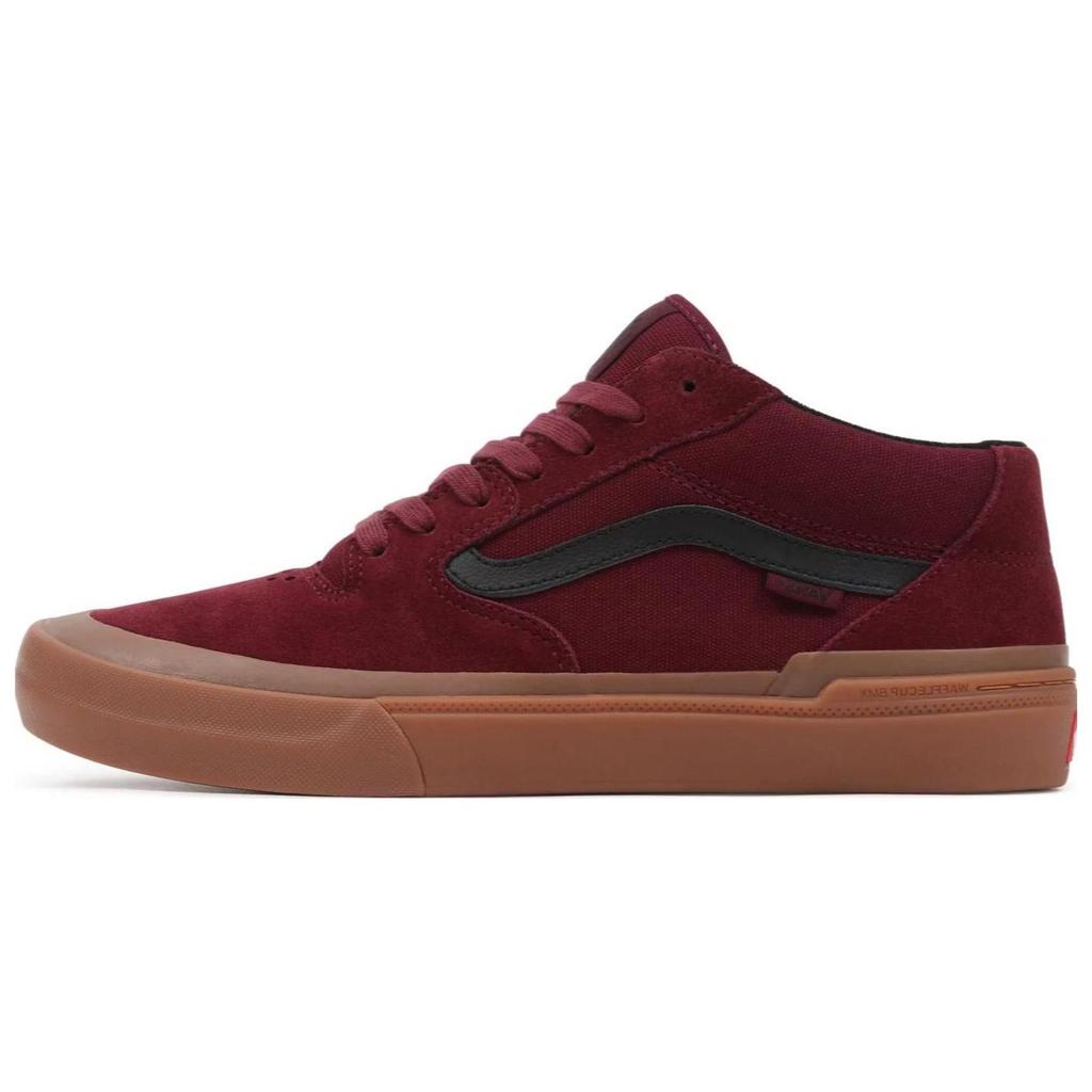 Vans Bmx Style 114 Casual Low Top Skate Shoes Unisex Sneakers Red Brown Black VN0A4BXLK10