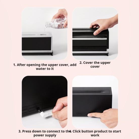 Ароматерапевтический увлажнитель воздуха, диффузор эфирных масел с функцией таймера и пультом дистанционного управления, малошумный камин для ароматерапии