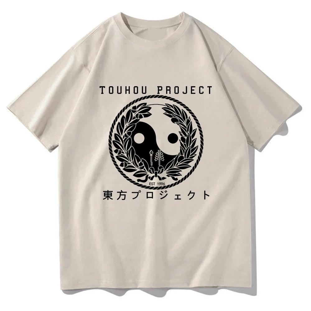Plus Size Anime TouHou Project Welcome Hell Tshirt 2025 Women Clothing Harajuku Clothes Summer Tops Unisex Graphic T Shirts