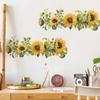 Painted Small Fresh Sunflower Bedroom Living Room Kitchen Home Background Decoration Wall Sticker