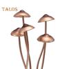 Mushroom Metal Decorative Garden Stake Rustproof Corrosion Resistant Simple Installation Outdoor Pathway Patio Mushroom Statue