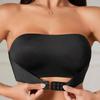 Women's Strapless No Padding Seamless Front Button Bra Comfortable Smooth Underwear
