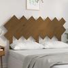 VidaXL Headboard Honey Brown 141x3x80.5 Cm Solid Pine Wood 819223