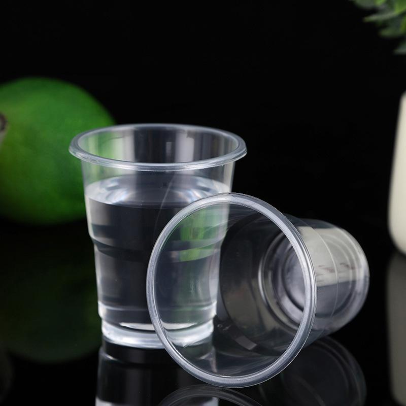 50Pcs Disposable Clear Plastic Cup Outdoor Picnic Birthday Kitchen Party Tableware Party Plastic Cups For Cold Drinks
