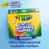 Маркеры Crayola 12 Ярких Номер продукта 587812 Смываемые водой Ручки, Цвета, Наконечник, Оригинальный,