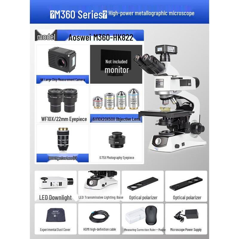 AOSVI High-Power Metallurgical Microscope