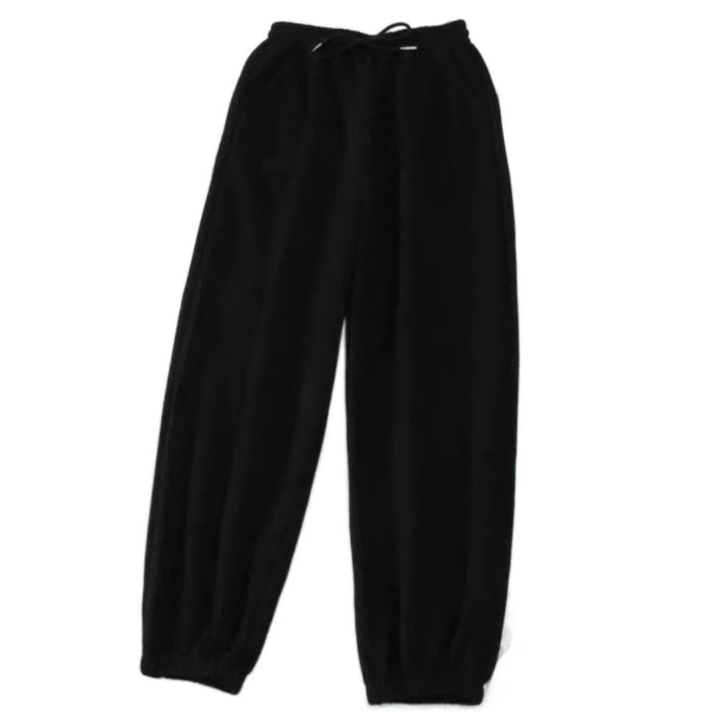 Свободные спортивные брюки женские с высокой талией тренировочные брюки повседневные брюки для йоги унисекс