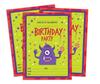 Darling Souvenir Green Birthday Invitation Card 28 Pcs Fill or Write In Blank Invites Printable Party Supplies 5 X 7