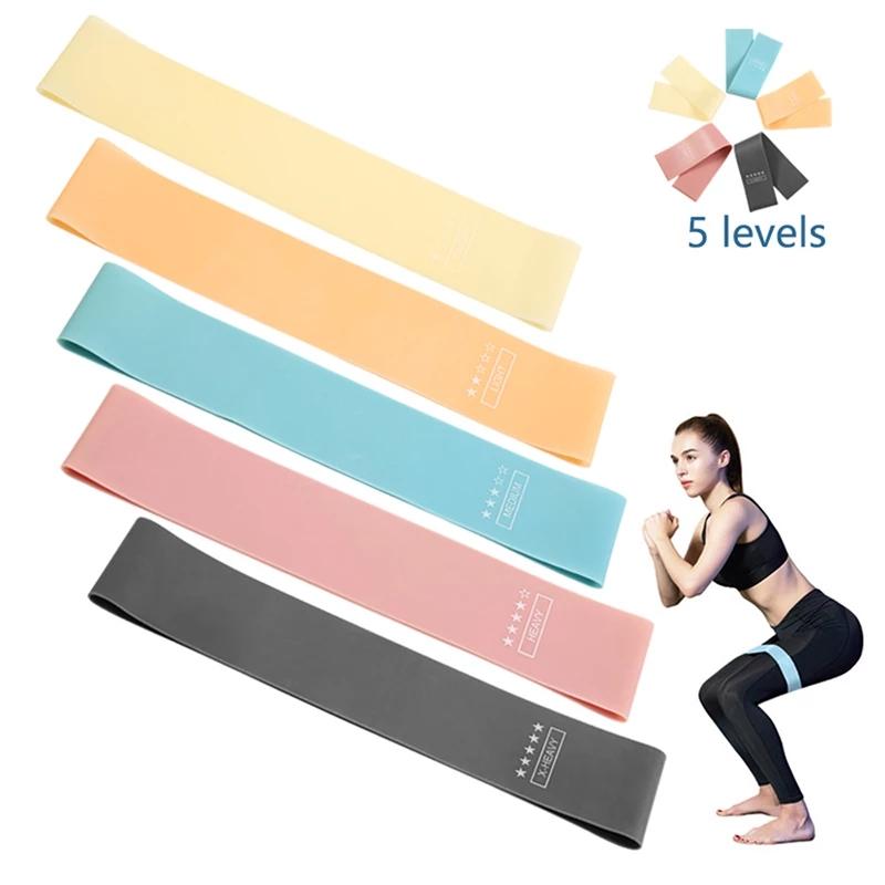 Fitness Elastic Resistance Bands Home Training Yoga Sport Resistance Bands Set Stretching Pilates Crossfit Workout Gym Equipment