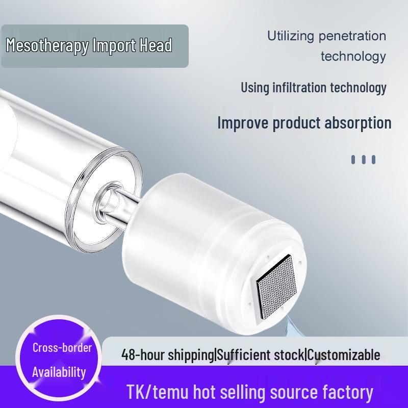 Домашний пистолет для мезотерапии с нано-микрокристаллами - Безболезненное бьюти-устройство с микроиглами