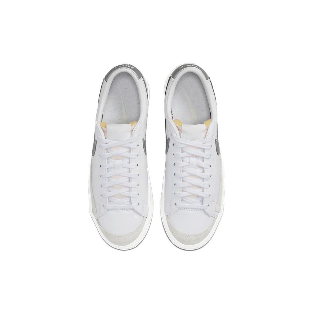 Nike Кроссовки Blazer Low 77 White Metallic Silver Женские DC4769-113