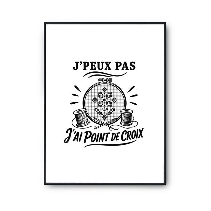 Affiche - PLANETEE - Collection J'peux pas minimaliste - Papier photo 310 g/m² - Surface perlée - Encres pigmentaires