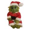 Christmas The Grinch Latex Plush Doll Reborn Baby Grinch Stuffed Toy Xmas Gift