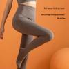 Серые колготки Fishbone с высокой талией: Утолщенные, бархатистые, нескользящие колготки для женщин — сохранят ноги в тепле осенью и зимой.