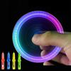 2Pcs Funny Toy Fingertip Rotating Spinner Gyro Toy Pen Spinner Pen Toy  Led Luminous Gyro Pen Office ADHD EDC