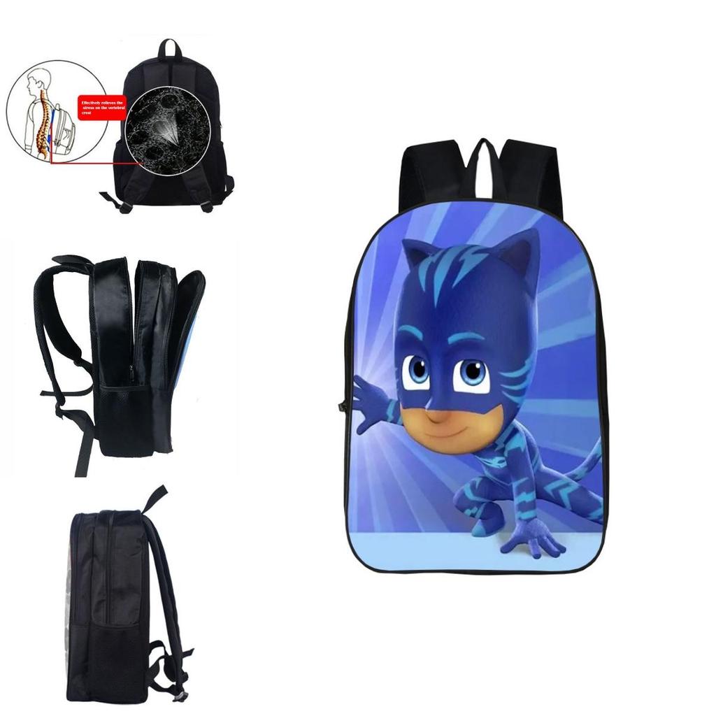 Прочный рюкзак PJ Masks для детей с ярким 3D-дизайном персонажей и регулируемыми мягкими лямками
