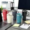 TYESO 400/500 мл Термокружка для кофе из нержавеющей стали, термобутылка, автомобильная кружка, термокружка для путешествий, для горячих и холодных напитков, для дома, улицы
