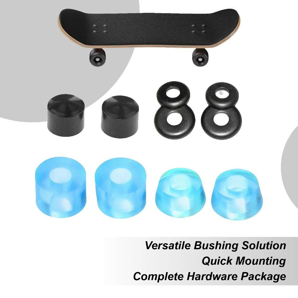 Rebuild Kit Skateboard Bushings Washers Shock Absorber Skateboard Pivot Cups  Double Rocker
