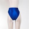 Women Panties Glossy High Waist Breathable Elastic Friendly To Skin Close