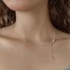 Moi Moi Three Pearl Drop Necklace
