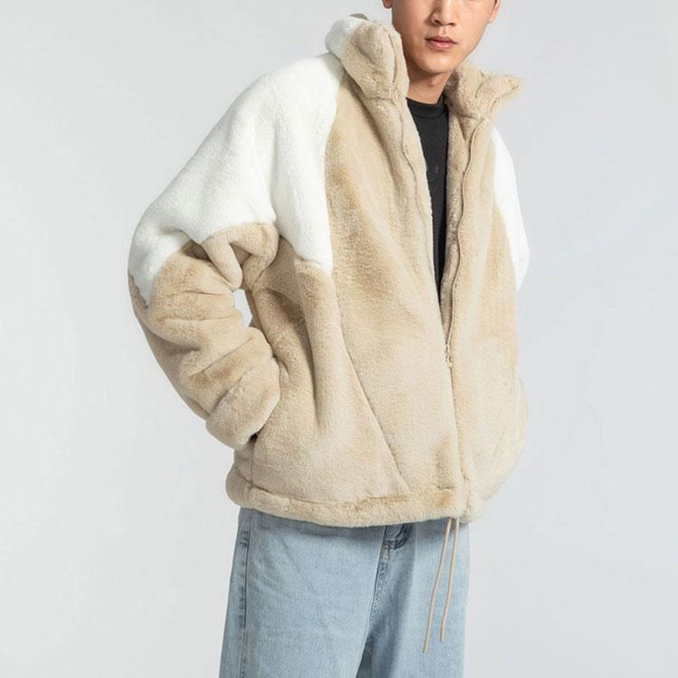 Adidas Повседневная спортивная куртка Originals Trefoil Speed Fur с флисовой подкладкой, унисекс, коричневая, HF0702