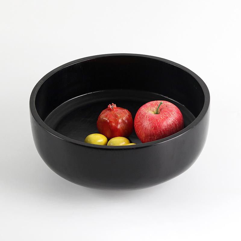 Простые скандинавские круглые украшения, фруктовая тарелка, миска для закусок, украшения для комнаты-образца, журнальный столик, офис продаж отеля, мягкие украшения