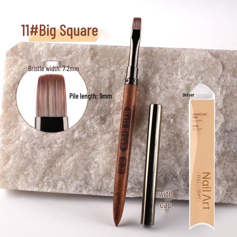 Популярный набор кистей для нейл-арта из сандалового дерева: Ручки с дизайном «Лайнер», «Треугольник» и «Цветок»