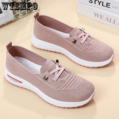 Обувь для женщин на осень Повседневные женские туфли Дышащая и удобная обувь для матерей среднего и пожилого возраста
